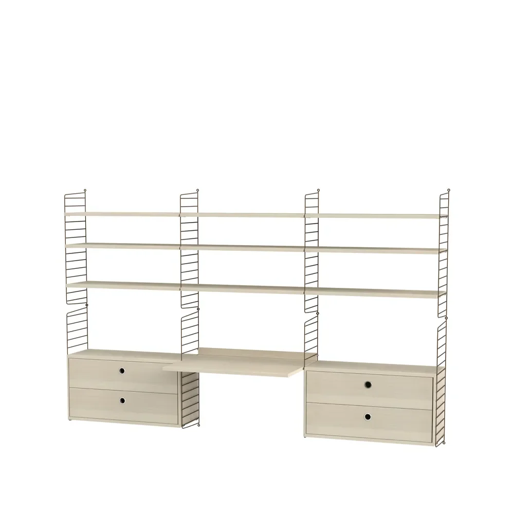 String kontor eske & brun - Kombinasjon F" v:1218270