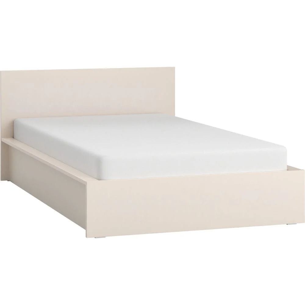 Seng med hodegjerde 4 You Fresh med Trespiler på Tape Sand Beige v:4118274