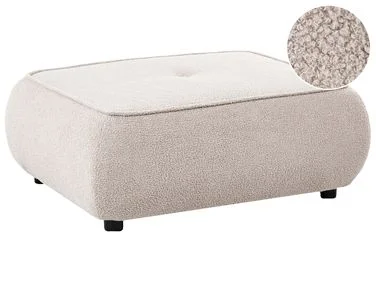 Fotskammel SALLA Bouclé Beige v:3418589