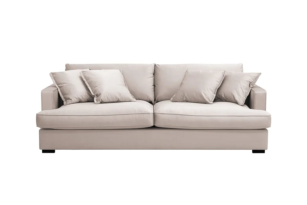 Rossita Lyx 2,5-seters ekstra dyp sofa i fløyel v:1066750