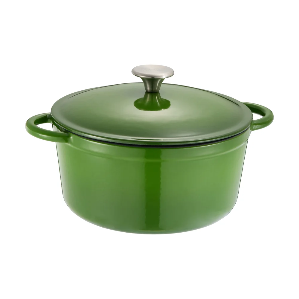 Gretl støpejernsgryte rund knopp rustfritt stål 4 L v:313994