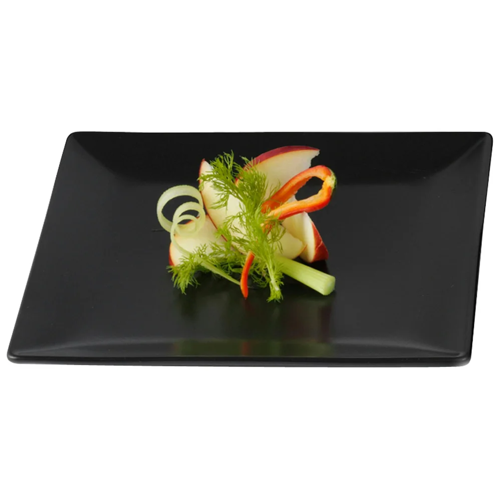 Quadro Tallerken 18×18 cm, Sort v:1360007 Quadro Tallerken 18×18 cm, Sort v:1360007