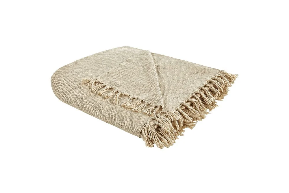 Pledd Chaohani Beige, 150×200 cm v:7744185 Pledd Chaohani Beige, 150×200 cm v:7744185