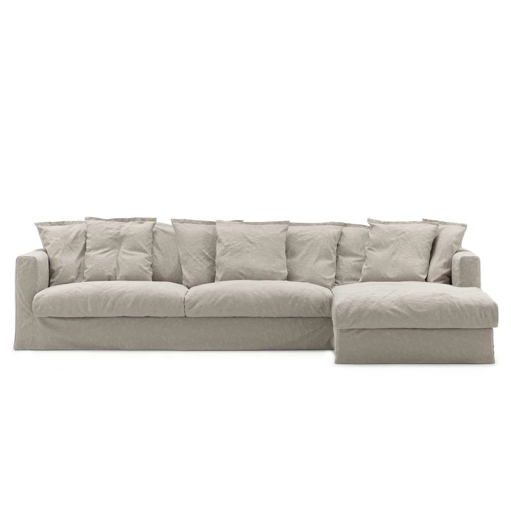 Stopning Til Le Grand Air 3-seter Sofa Lin Divan Høyre, Future Grey v:7691976