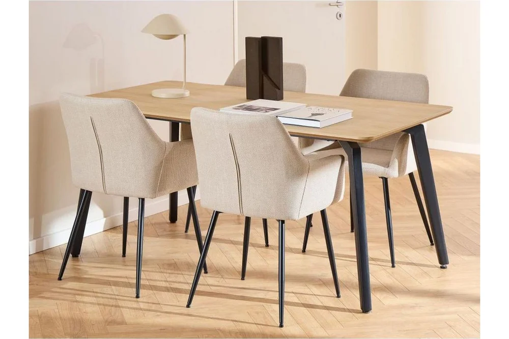 Motona Spisegruppe 160 Cm + 4 Stk Nielsby Spisestuestoler v:1792698