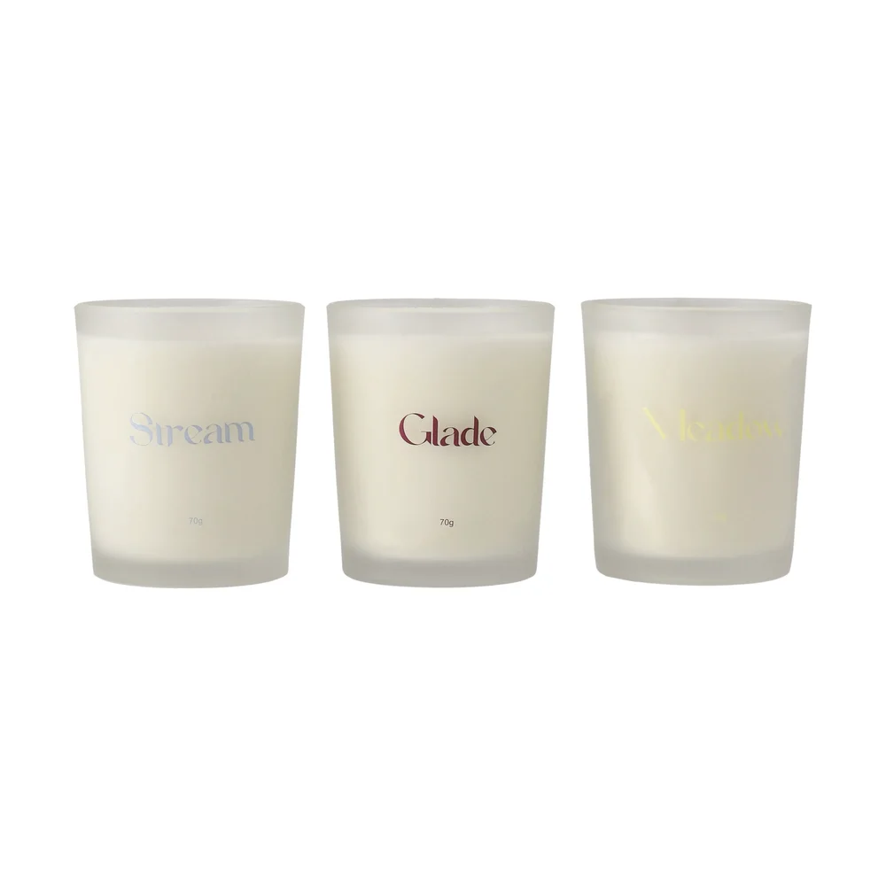 Gavepakke duftlys 70g 3-pk v:8922373 Gavepakke duftlys 70g 3-pk v:8922373