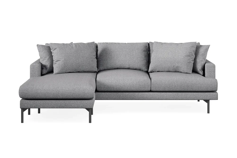 Menard 3-seters Venstrevendt L-formet Divansofa i Stoff v:8465838