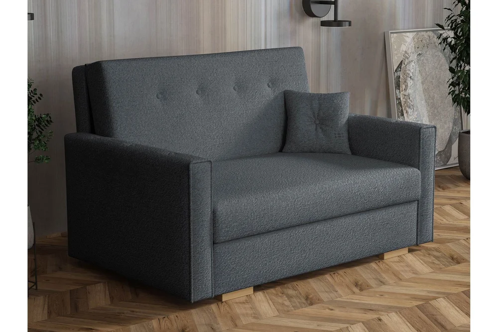 Ajiz Sovesofa 2-seter i Bouclé v:3004945