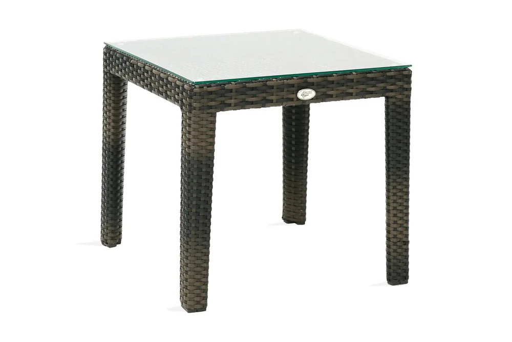 Avlastningsbord WICKER 50x50xH45cm aluminium v:2560409 Avlastningsbord WICKER 50x50xH45cm aluminium v:2560409