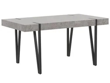 Spisebord ADENA Grå betongeffekt 150 cm 90 cm v:3022555 Spisebord ADENA Grå betongeffekt 150 cm 90 cm v:3022555