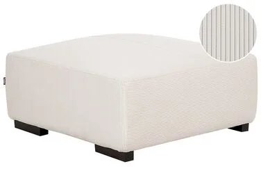 Fotskammel LUNGO Kordfløyel Off white v:4041803