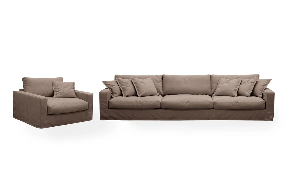 Valencia Extra Dyp 5-seters sofa + lenestol med avtakbart og vaskbart trekk v:6939689 Valencia Extra Dyp 5-seters sofa + lenestol med avtakbart og vaskbart trekk v:6939689