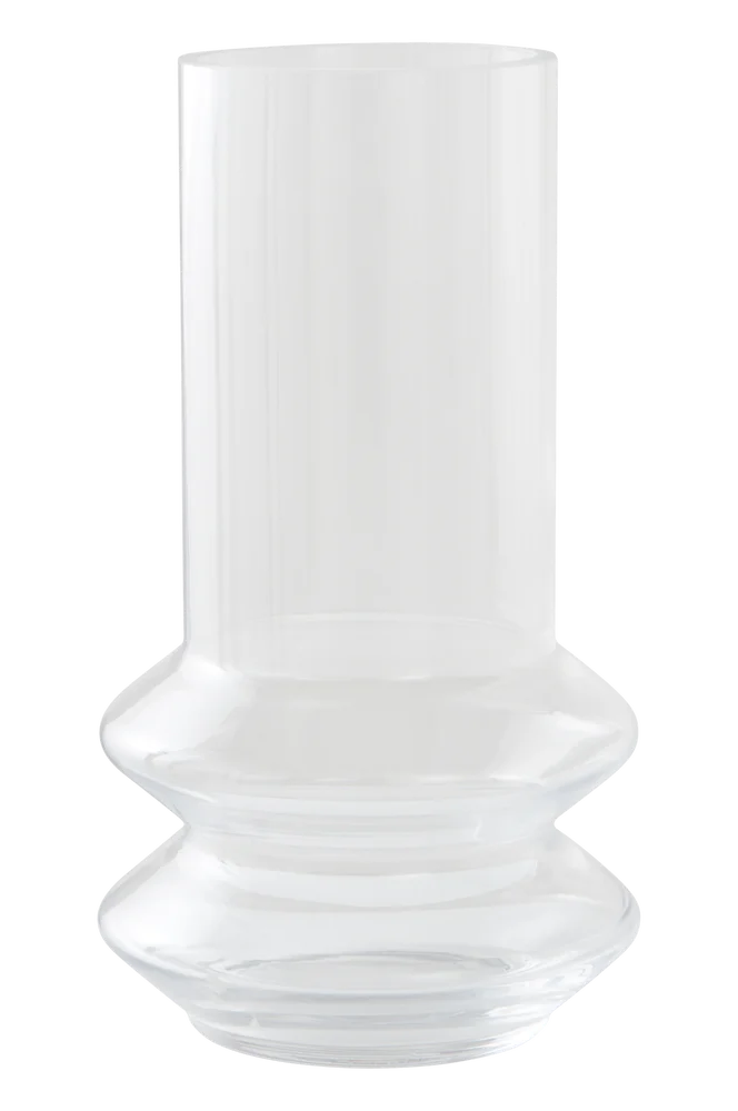 HAZE glassvase - høyde 24 cm - Transparent - Dekor | m v:9875852