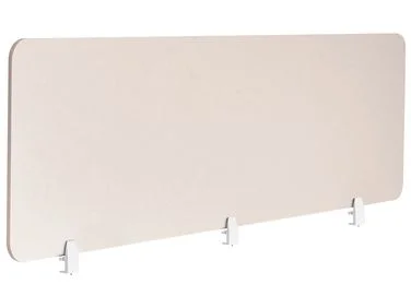 Skillevegg for skrivebord SPLIT 180 x 50 cm Beige v:8371139 Skillevegg for skrivebord SPLIT 180 x 50 cm Beige v:8371139