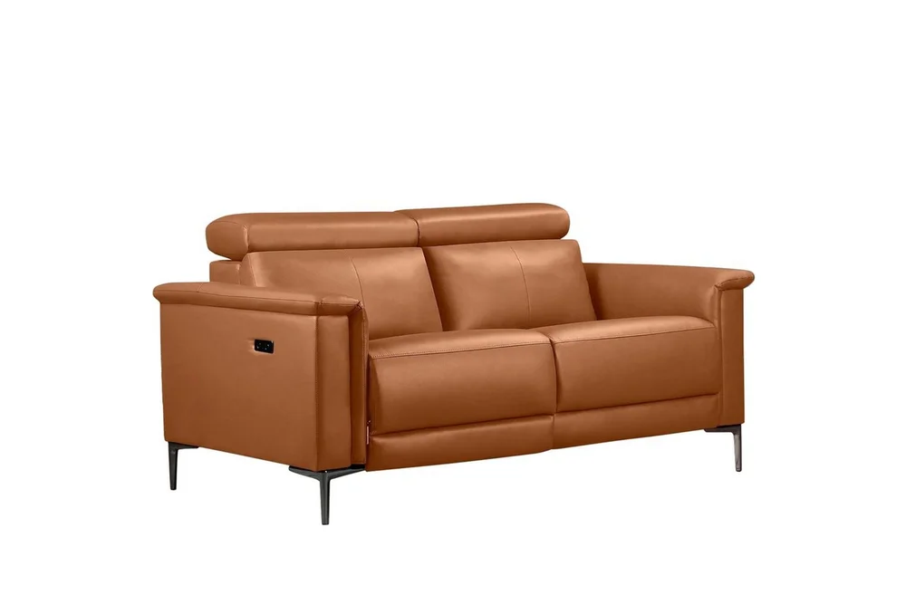 Sofa 2-seter Lund Kognac, Lær/PU, Elektrisk recliner v:8782935 Sofa 2-seter Lund Kognac, Lær/PU, Elektrisk recliner v:8782935