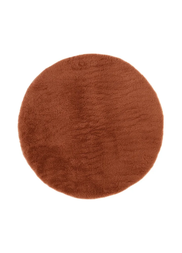 Maskinvevd teppe KM Home Heaven Deluxe RUND 160x160 Rust v:1293595
