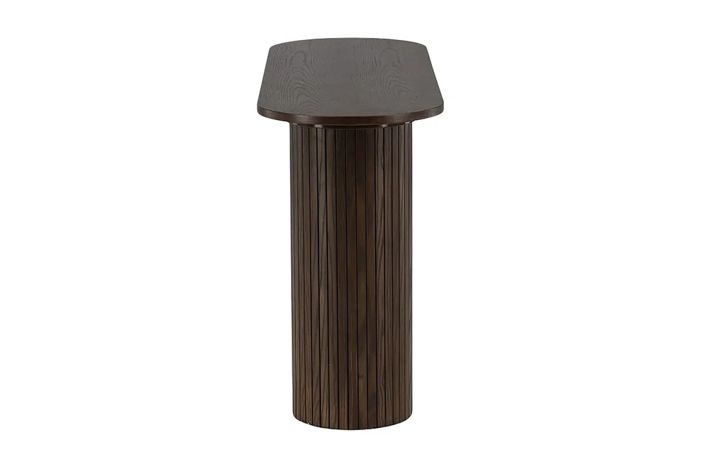 Bianca Sidebord 130x40x72 cm Oval v:4539296