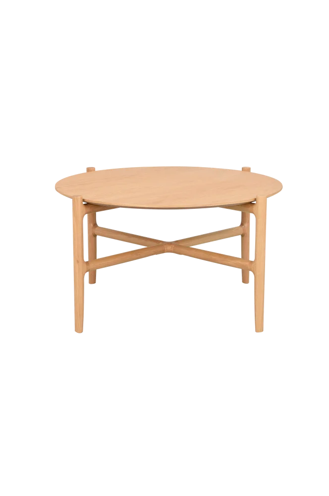 Sofabord Holton, Ø 87 cm - Natur m v:6267955