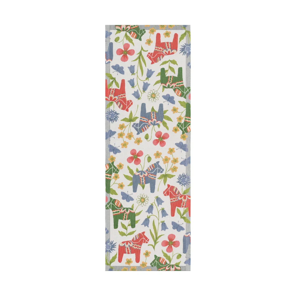 Blomsterhäst løper 35×100 cm v:9450073