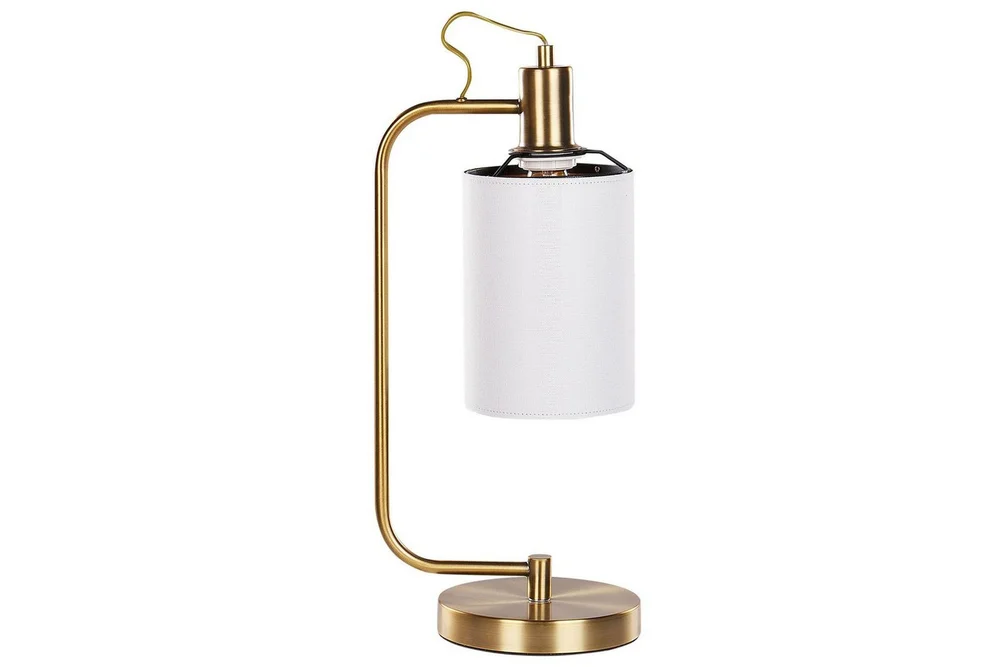 Bordslampa Koppar, Vit v:9074510