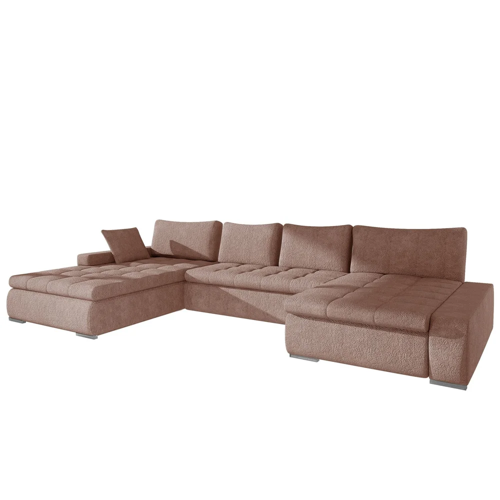 Cillo 5-seters U-formet sovesofa med dobbeltdivan v:4355958