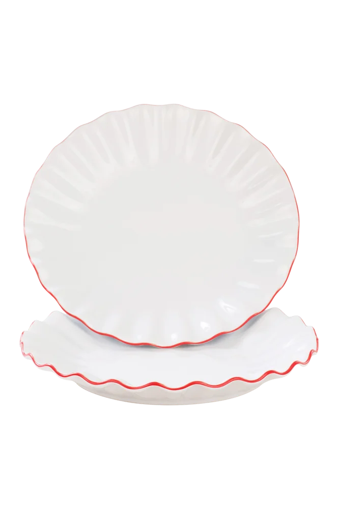BONNIE tallerken 2-pakke – Hvit – Kjøkken & husholdning | m v:7511783