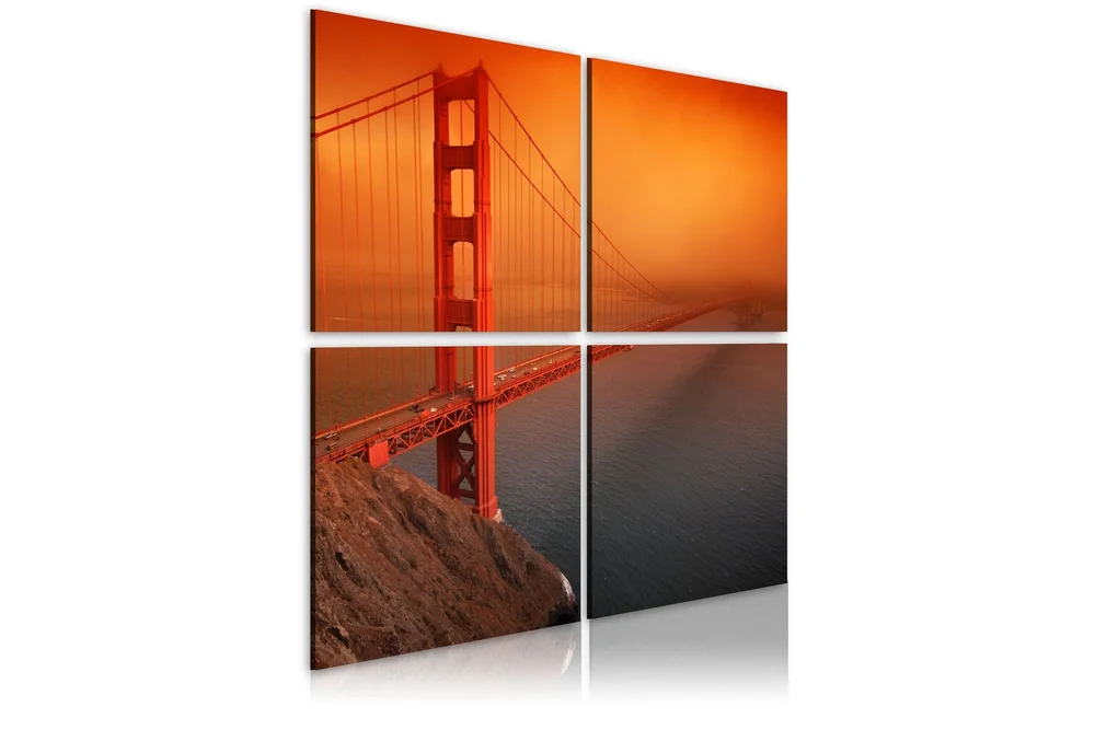 Tavle San Francisco Golden Gate Bridge 60X60 v:3000648