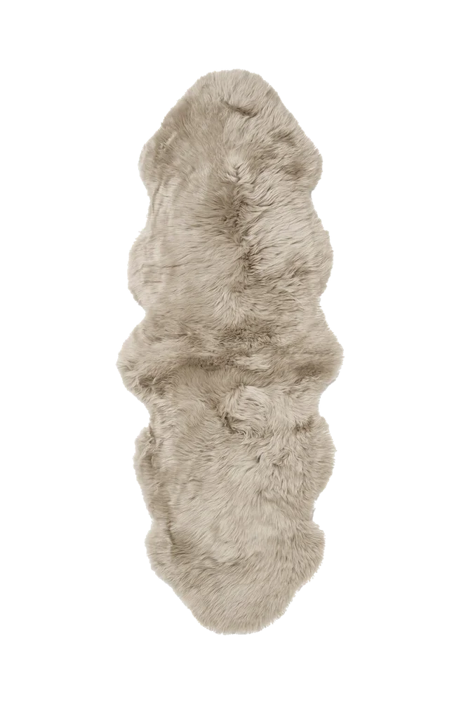 Saueskinn Gently Dobbelt – Beige – Tepper | m v:3317360