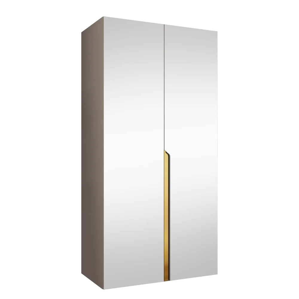 Milias Garderobeskap med speil 100x202 cm v:6751582