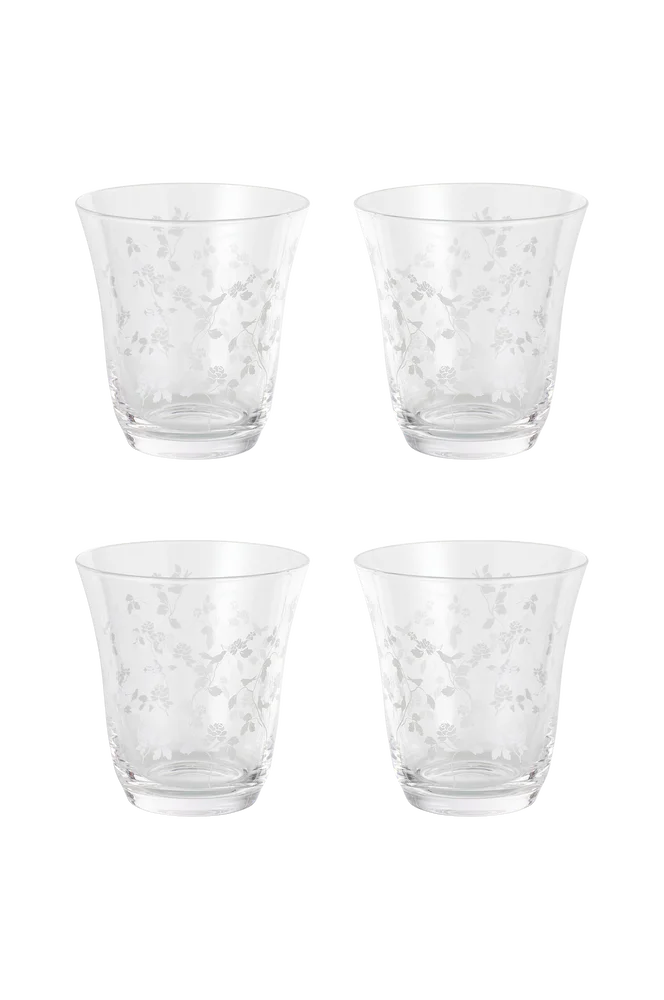Drikkeglass Poetic 4-pakning – Transparent – Kjøkken & husholdning | m v:5537390