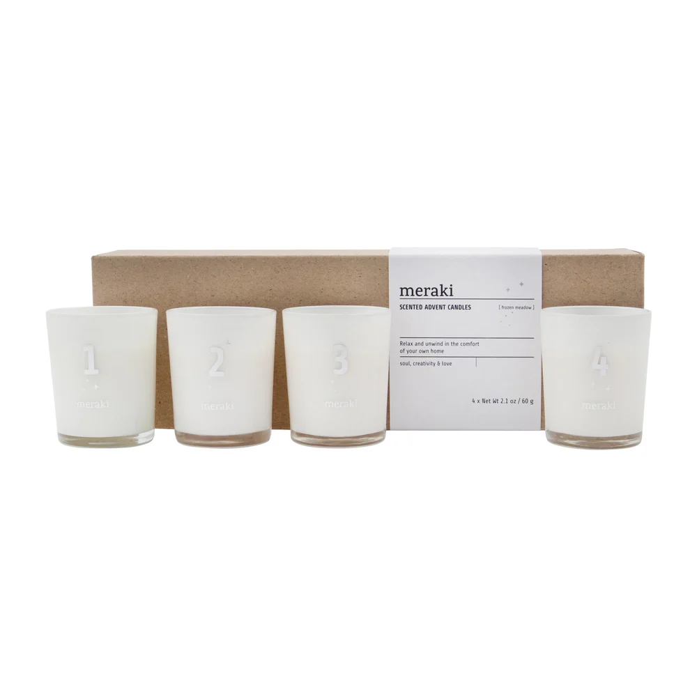 Meaki duftlys advent 4-pakning v:8992820 Meaki duftlys advent 4-pakning v:8992820