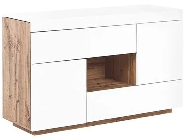 Skrivebord Skjenk med 2 dører GORAN Hvit v:1586350