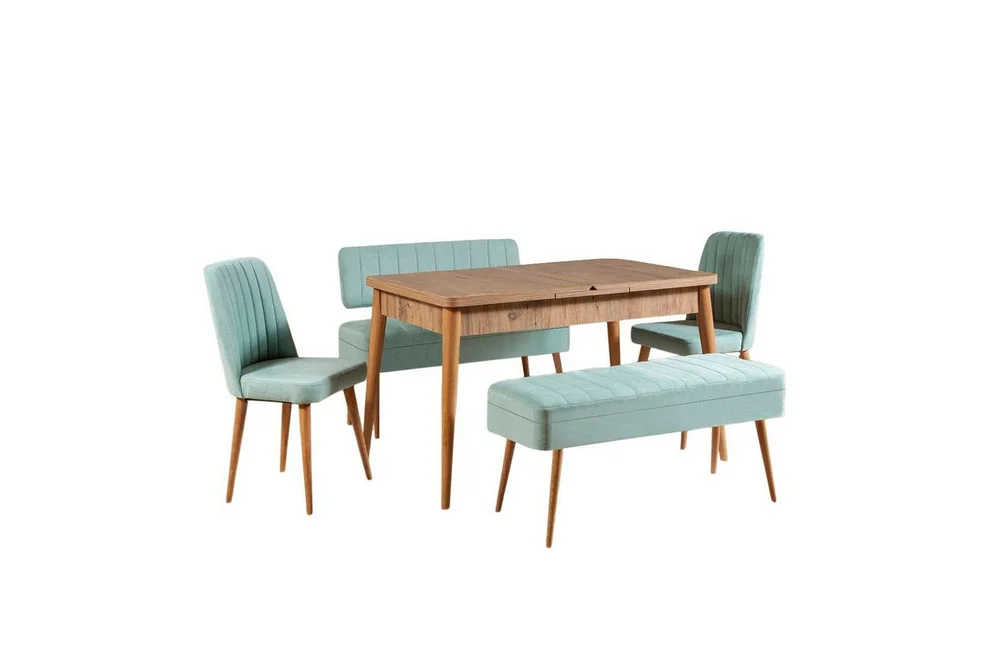 Valsot Spisegruppe 129 cm Rektangulær v:7078323