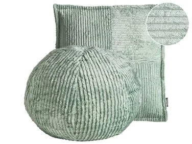 Sett med 2 pynteputer MARANTA 30 x 30 cm 45 x 45 cm Kordfløyel Grønn Ensfarget v:7044003 Sett med 2 pynteputer MARANTA 30 x 30 cm 45 x 45 cm Kordfløyel Grønn Ensfarget v:7044003
