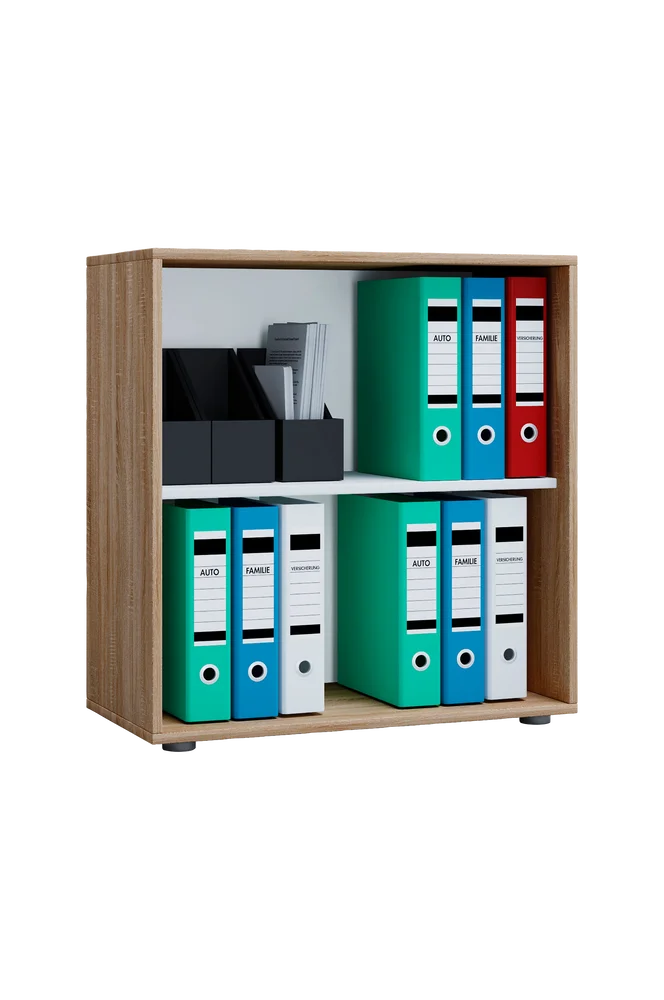 Kontorskap Lona L uten dører – Beige m v:7792062 Kontorskap Lona L uten dører – Beige m v:7792062
