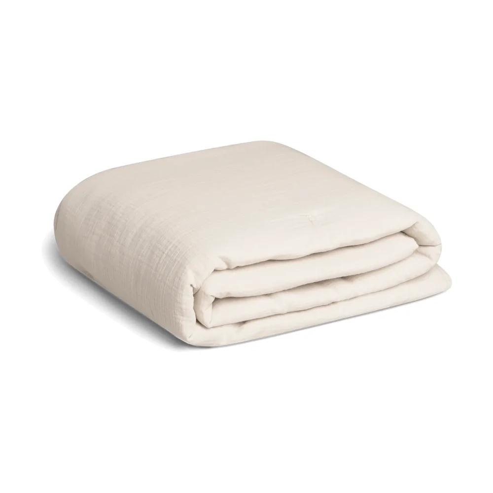 Eggshell Muslin polstret pledd v:5753033