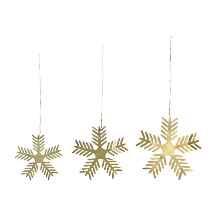 Stars Lamet juleanheng 3-pakning v:9146318 Stars Lamet juleanheng 3-pakning v:9146318