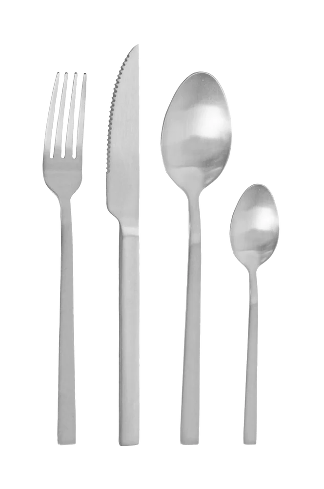 Bestikksett 24 deler Duke Satin - Sølv - Kjøkken & husholdning | m v:8203322