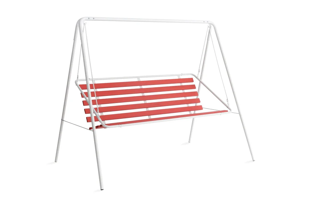 Retro 3-seters hammock, hvit ramme v:7171129