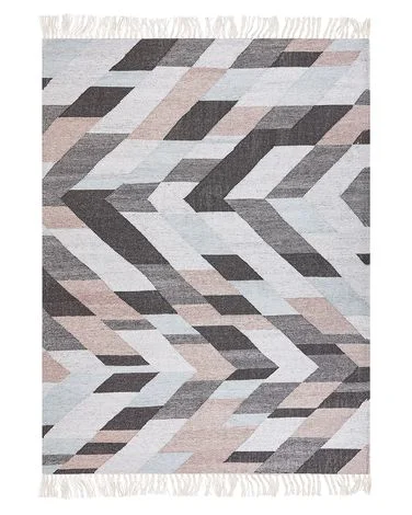 Teppe NAKKAS Flerfarget 140 x 200 cm Jute v:3615178 Teppe NAKKAS Flerfarget 140 x 200 cm Jute v:3615178
