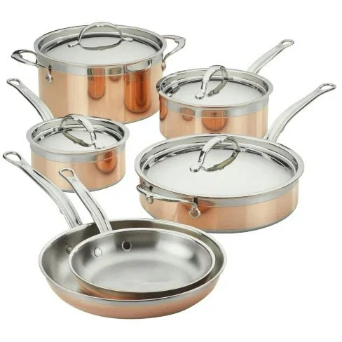 Hestan CopperBond Grytesett 10 Deler v:9754238 Hestan CopperBond Grytesett 10 Deler v:9754238