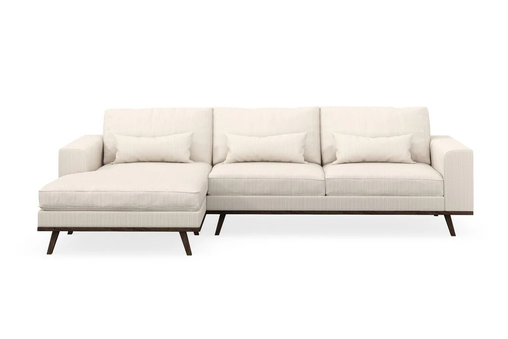 Copenhagen 4-seters Venstrevendt L-formet Divansofa i Manchester v:7565772
