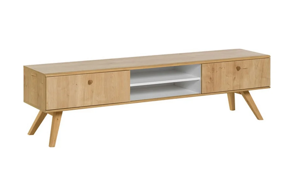 Nature TV-benk 179,5 cm Hvit/Natur v:6385134