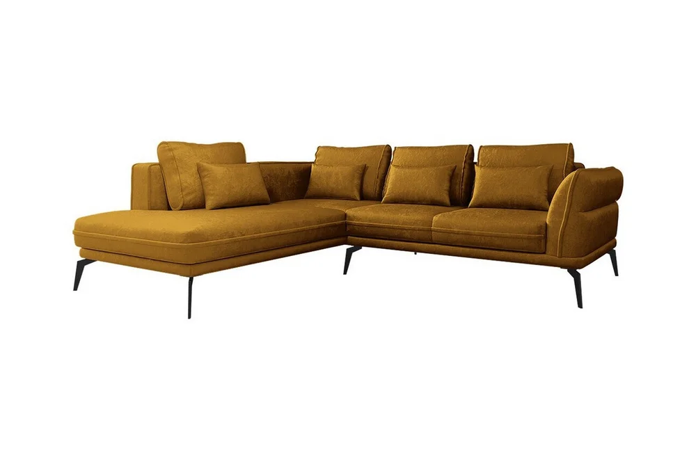 Graystone 4-sits Hörnbäddsoffa Dark yellow v:9654793
