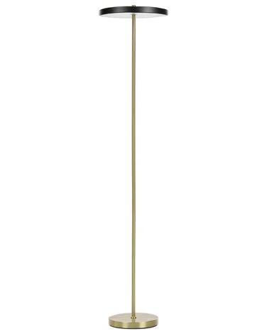 LED-gulvlampe EVENLODE Med dimmer Metall Svart v:1074445 LED-gulvlampe EVENLODE Med dimmer Metall Svart v:1074445