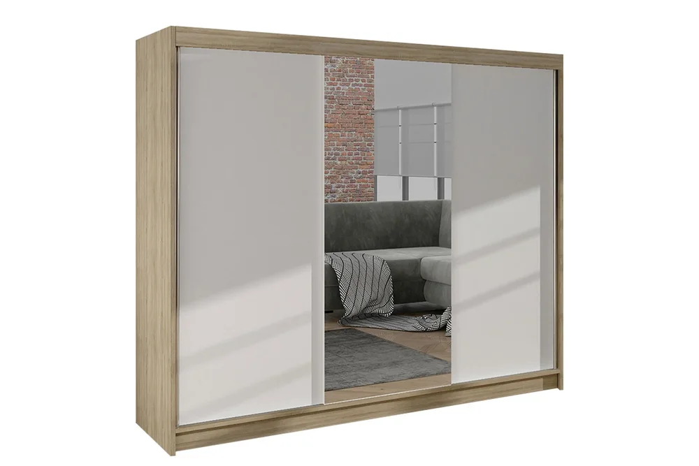 Cyria Garderobe med Speil 200x215 cm v:8656541