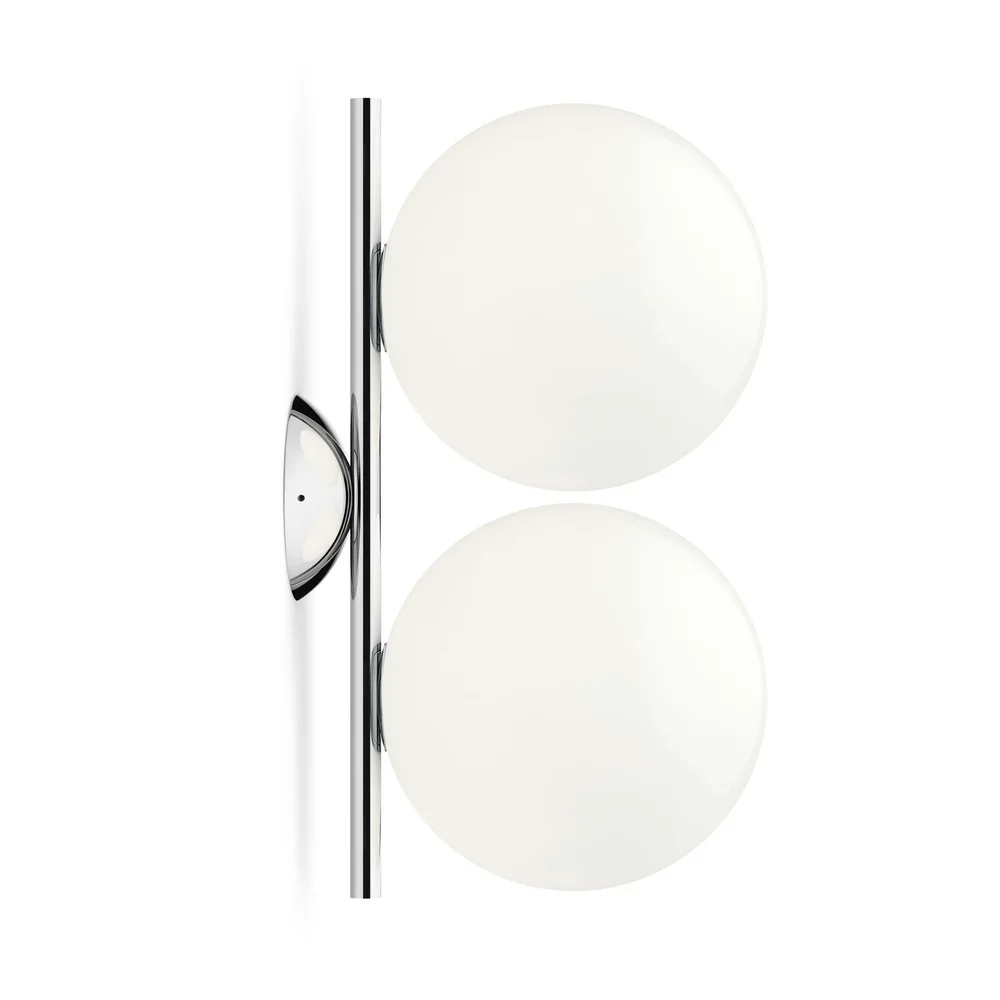 Ic Lights C/W1 Double Vegglampe, Chrome v:7135663 Ic Lights C/W1 Double Vegglampe, Chrome v:7135663