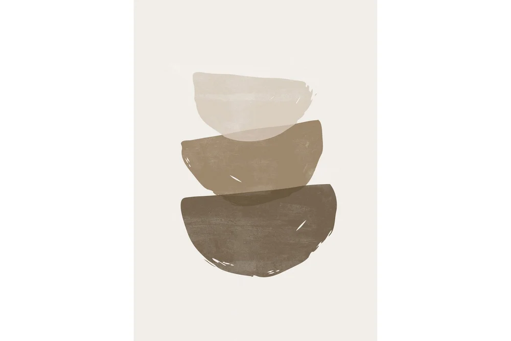 Poster Brush strokes 50x70 cm v:8844180