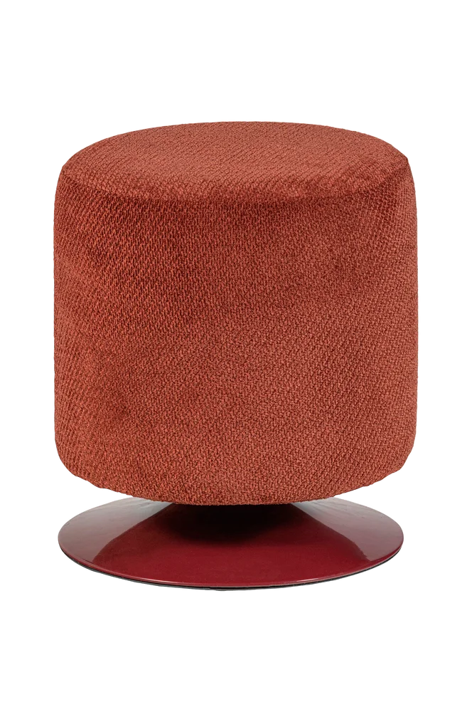 Islen Pouf med svingbar base - Rød m v:6247437