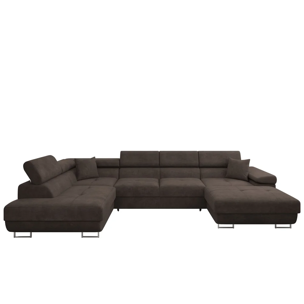 Gabina 5-seters U-formet sovesofa med divan og sjeselong v:1497418